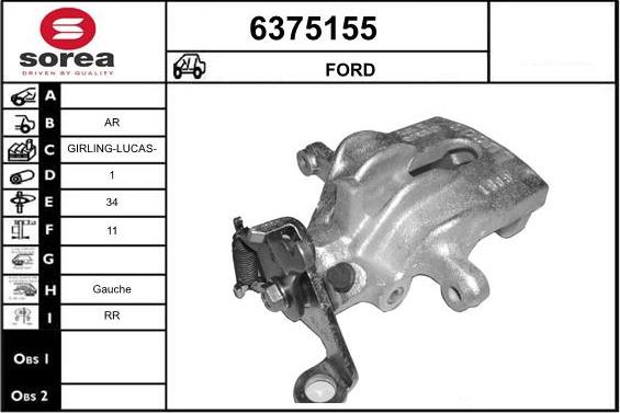 STARTCAR 6375155 - Гальмівний супорт avtolavka.club