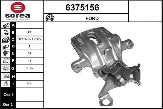 STARTCAR 6375156 - Гальмівний супорт avtolavka.club