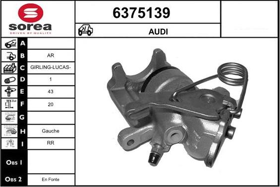 STARTCAR 6375139 - Гальмівний супорт avtolavka.club