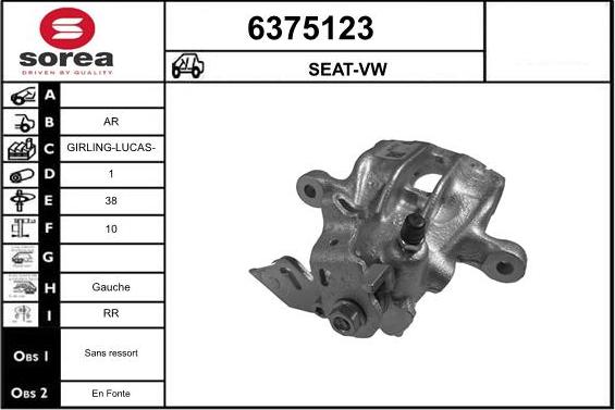 STARTCAR 6375123 - Гальмівний супорт avtolavka.club