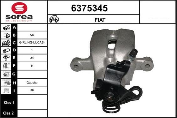 STARTCAR 6375345 - Гальмівний супорт avtolavka.club