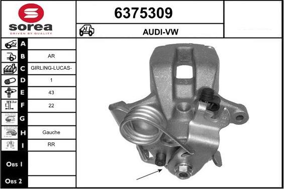 STARTCAR 6375309 - Гальмівний супорт avtolavka.club