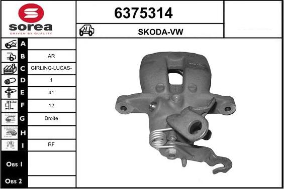 STARTCAR 6375314 - Гальмівний супорт avtolavka.club