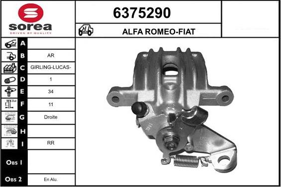 STARTCAR 6375290 - Гальмівний супорт avtolavka.club