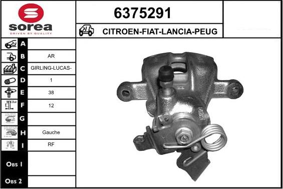 STARTCAR 6375291 - Гальмівний супорт avtolavka.club