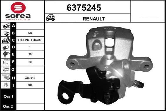 STARTCAR 6375245 - Гальмівний супорт avtolavka.club