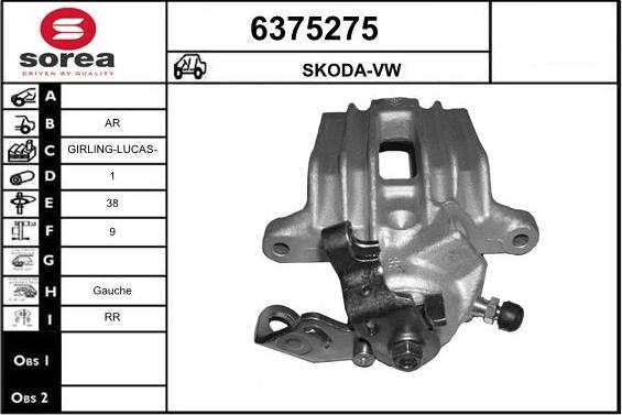 STARTCAR 6375275 - Гальмівний супорт avtolavka.club