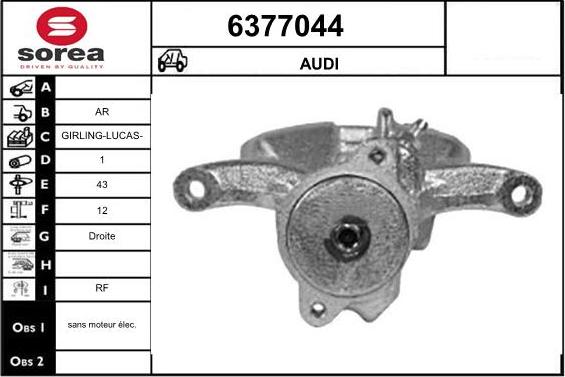 STARTCAR 6377044 - Гальмівний супорт avtolavka.club