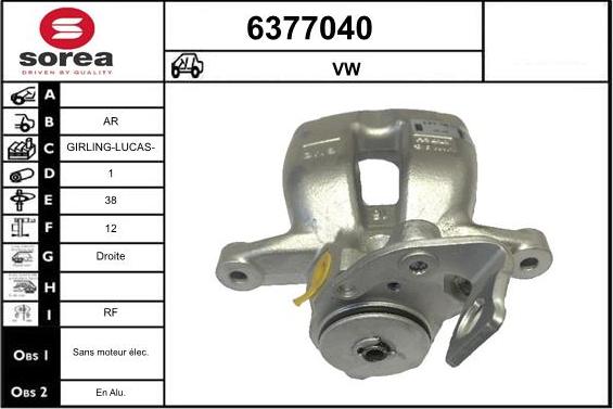 STARTCAR 6377040 - Гальмівний супорт avtolavka.club