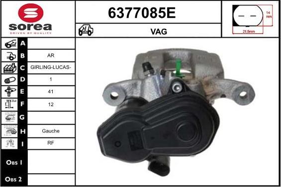 STARTCAR 6377085E - Гальмівний супорт avtolavka.club