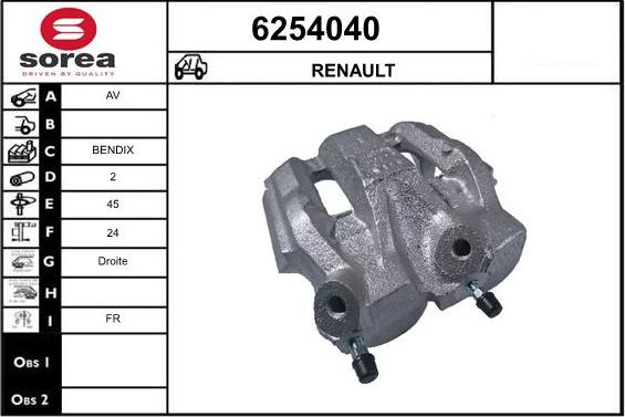 STARTCAR 6254040 - Гальмівний супорт avtolavka.club