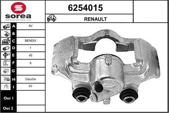 STARTCAR 6254015 - Гальмівний супорт avtolavka.club