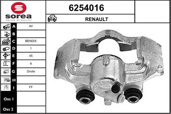 STARTCAR 6254016 - Гальмівний супорт avtolavka.club