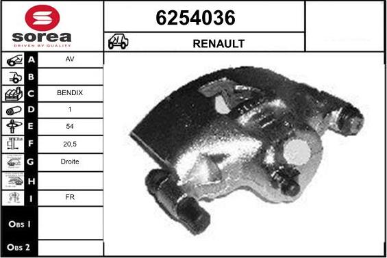 STARTCAR 6254036 - Гальмівний супорт avtolavka.club