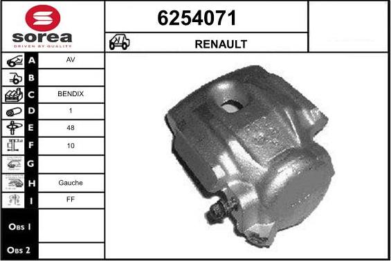 STARTCAR 6254071 - Гальмівний супорт avtolavka.club