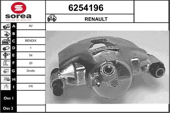 STARTCAR 6254196 - Гальмівний супорт avtolavka.club