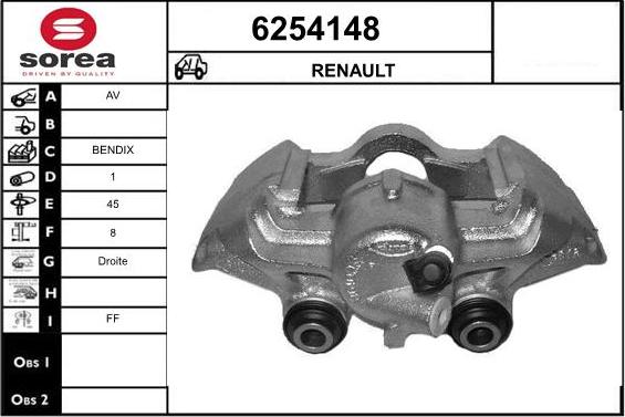 STARTCAR 6254148 - Гальмівний супорт avtolavka.club