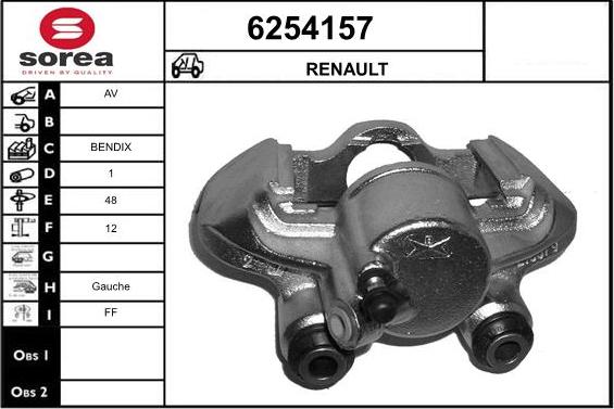 STARTCAR 6254157 - Гальмівний супорт avtolavka.club