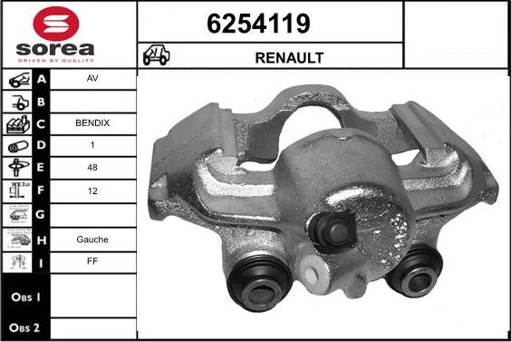 STARTCAR 6254119 - Гальмівний супорт avtolavka.club