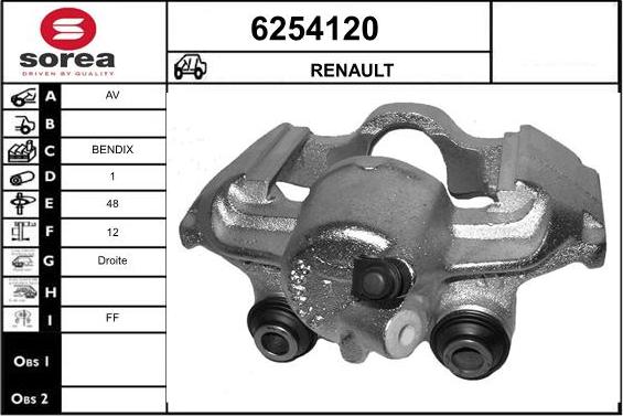 STARTCAR 6254120 - Гальмівний супорт avtolavka.club