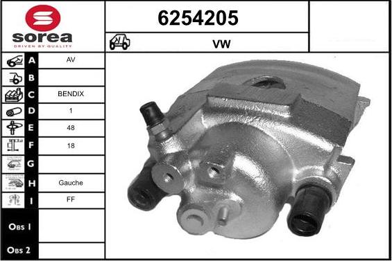 STARTCAR 6254205 - Гальмівний супорт avtolavka.club