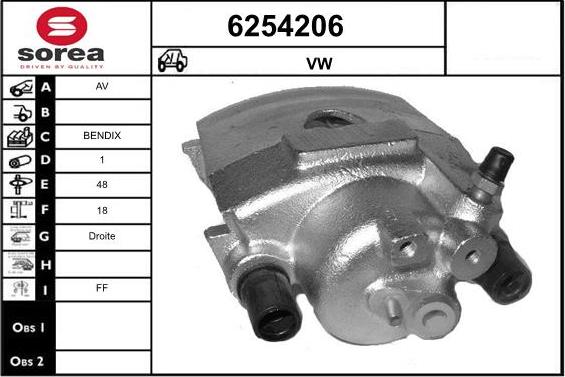 STARTCAR 6254206 - Гальмівний супорт avtolavka.club