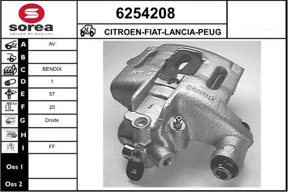 STARTCAR 6254208 - Гальмівний супорт avtolavka.club