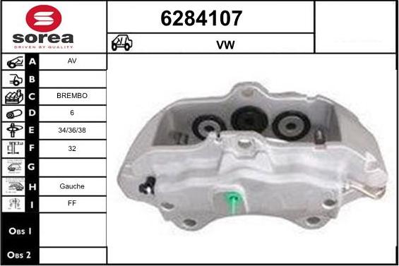 STARTCAR 6284107 - Гальмівний супорт avtolavka.club