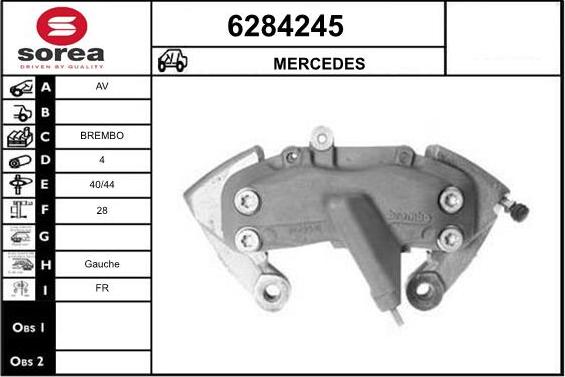 STARTCAR 6284245 - Гальмівний супорт avtolavka.club