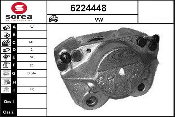 STARTCAR 6224448 - Гальмівний супорт avtolavka.club