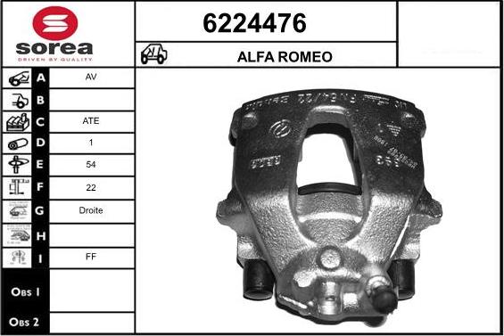 STARTCAR 6224476 - Гальмівний супорт avtolavka.club