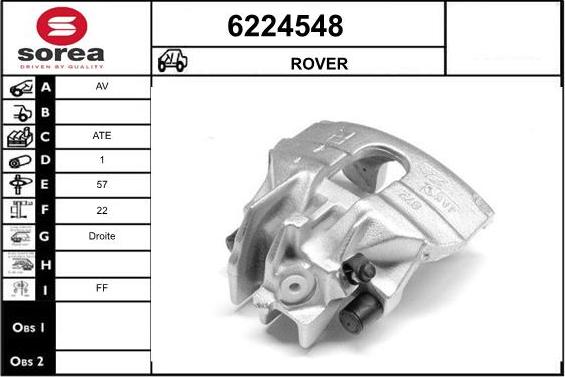 STARTCAR 6224548 - Гальмівний супорт avtolavka.club