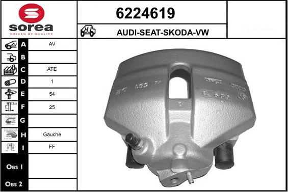 STARTCAR 6224619 - Гальмівний супорт avtolavka.club