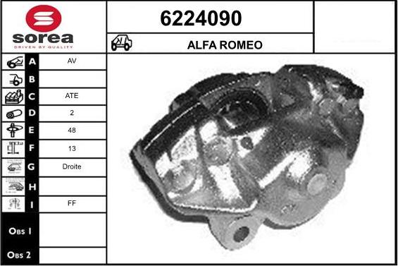 STARTCAR 6224090 - Гальмівний супорт avtolavka.club