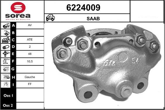 STARTCAR 6224009 - Гальмівний супорт avtolavka.club