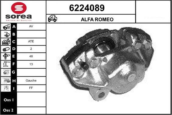 STARTCAR 6224089 - Гальмівний супорт avtolavka.club