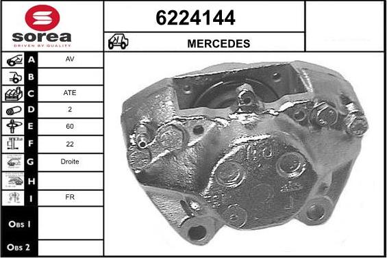 STARTCAR 6224144 - Гальмівний супорт avtolavka.club