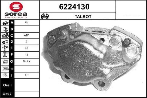 STARTCAR 6224130 - Гальмівний супорт avtolavka.club