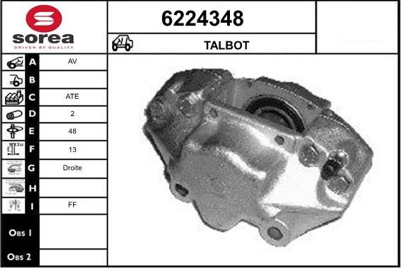 STARTCAR 6224348 - Гальмівний супорт avtolavka.club