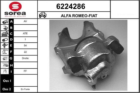 STARTCAR 6224286 - Гальмівний супорт avtolavka.club