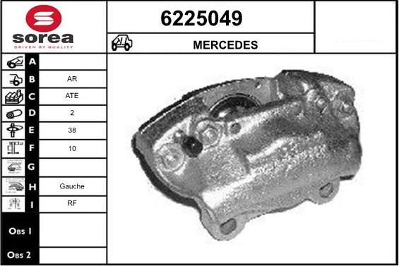 STARTCAR 6225049 - Гальмівний супорт avtolavka.club