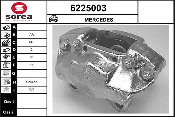 STARTCAR 6225003 - Гальмівний супорт avtolavka.club