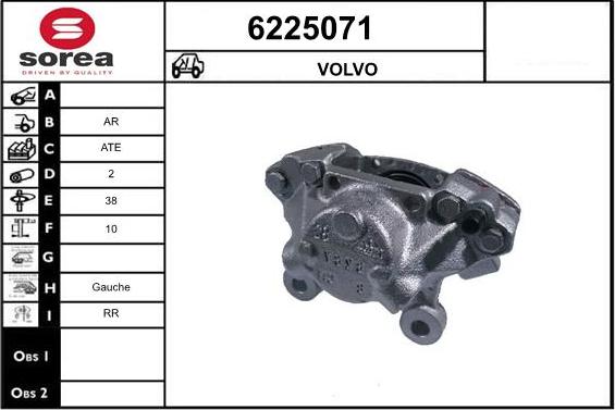 STARTCAR 6225071 - Гальмівний супорт avtolavka.club