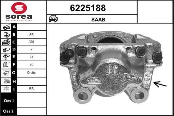 STARTCAR 6225188 - Гальмівний супорт avtolavka.club