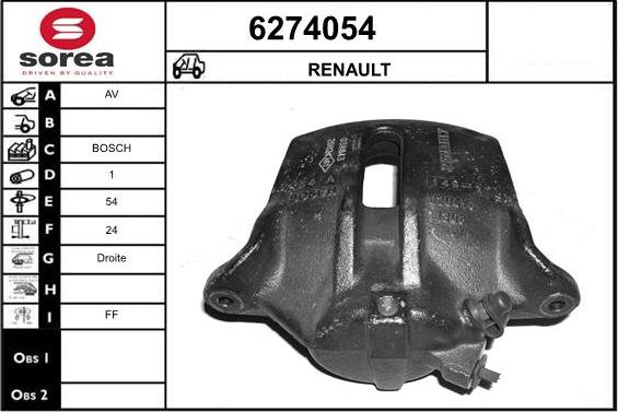 STARTCAR 6274054 - Гальмівний супорт avtolavka.club