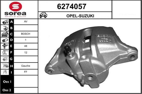 STARTCAR 6274057 - Гальмівний супорт avtolavka.club