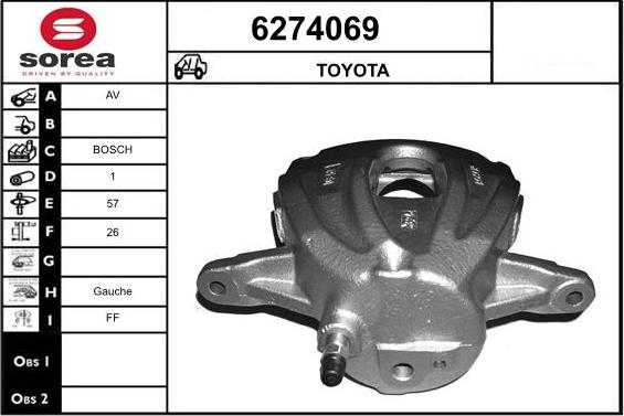 STARTCAR 6274069 - Гальмівний супорт avtolavka.club