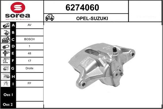 STARTCAR 6274060 - Гальмівний супорт avtolavka.club