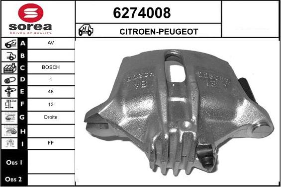 STARTCAR 6274008 - Гальмівний супорт avtolavka.club