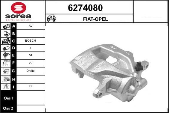 STARTCAR 6274080 - Гальмівний супорт avtolavka.club